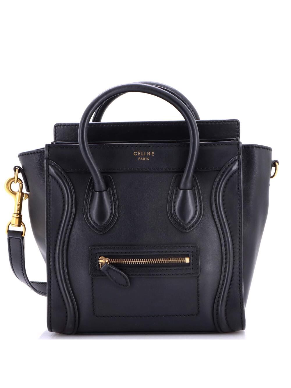 Celine Luggage Bag Smooth Leather Nano #294938C16B